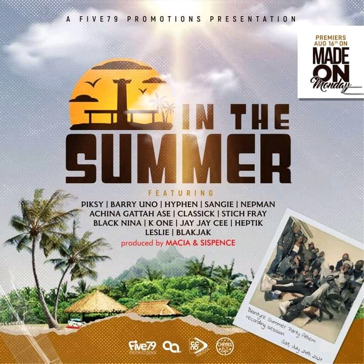  Five 79 Promotions – In The Summer featuring Piksy,Barry Uno,Hyphen,Sangie,Nepman,Achina Gattah Ase,Classick,Stich Fray,Black Nina,K One,Jay Jay Cee,Heptik,Leslie,Blakjak (Prod by Macia & Sispence)