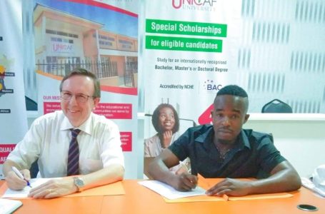 FAITH MUSSA SIGNS AMBASSADORSHIP DEAL FOR UNICAF UNIVERSITY