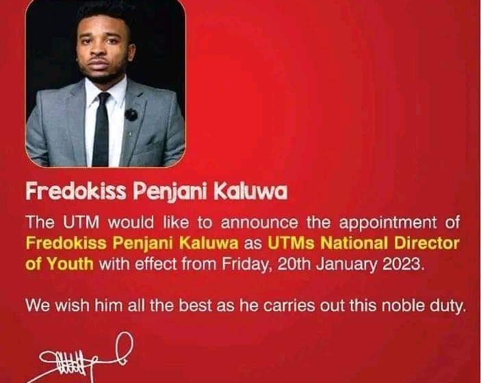  RAPPER FREDOKISS APPOINTED AS UTM NATIONAL YOUTH DIRECTOR